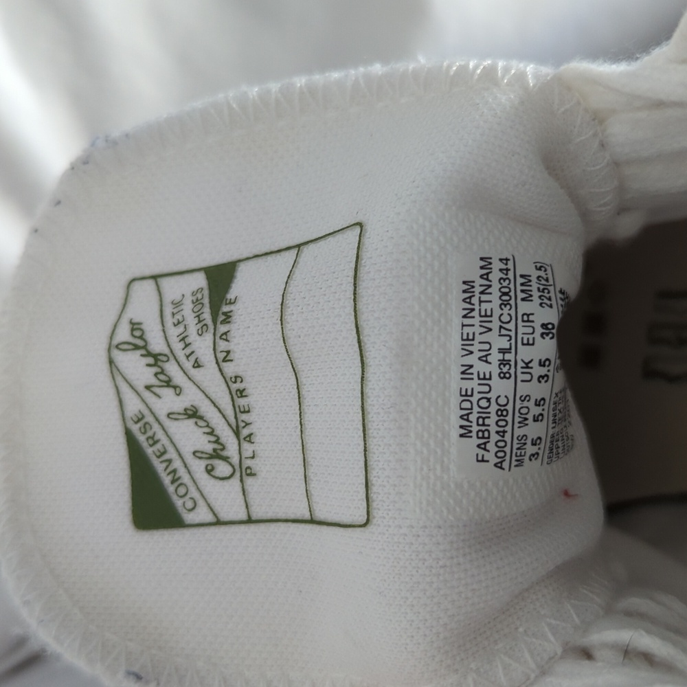 Converse Renew Chuck 70 High Top Stitched White Women 5.5 Men 3.5 - Picture 7 of 9